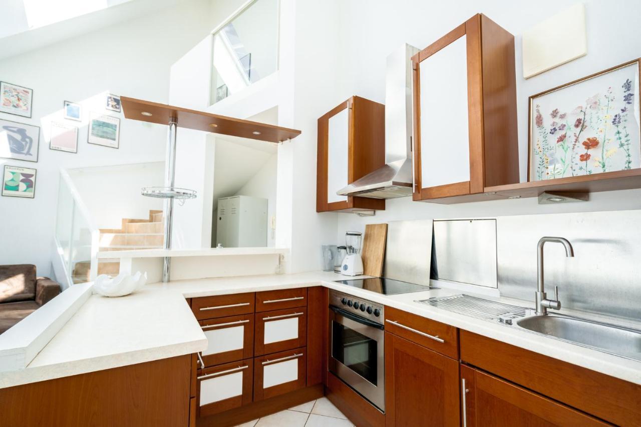Unique Maisonette Apartment Gasometer 12Th Floor Viyana Dış mekan fotoğraf