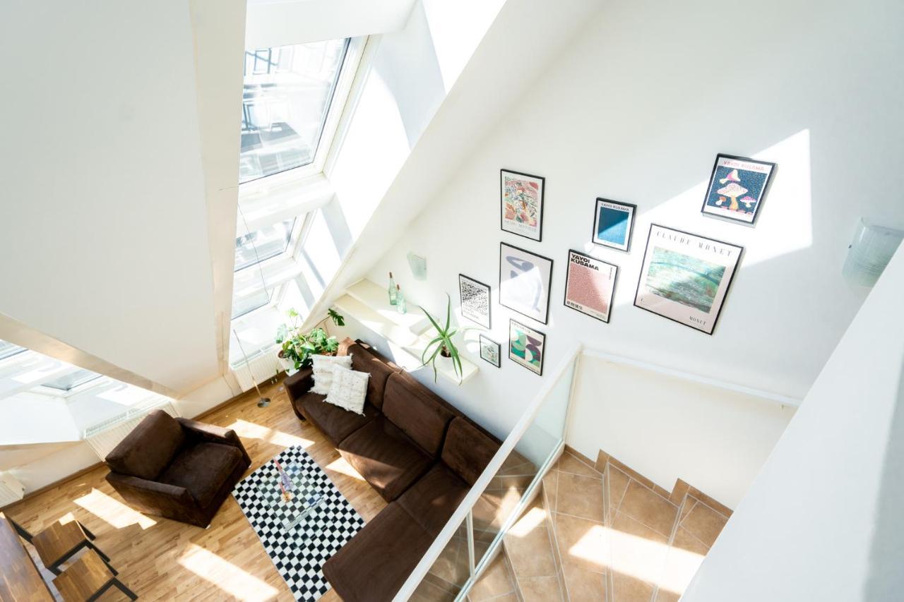 Unique Maisonette Apartment Gasometer 12Th Floor Viyana Dış mekan fotoğraf